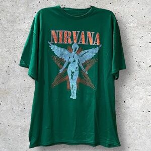 NWOT Nirvana In Utero Album Graphic Tee Shirt